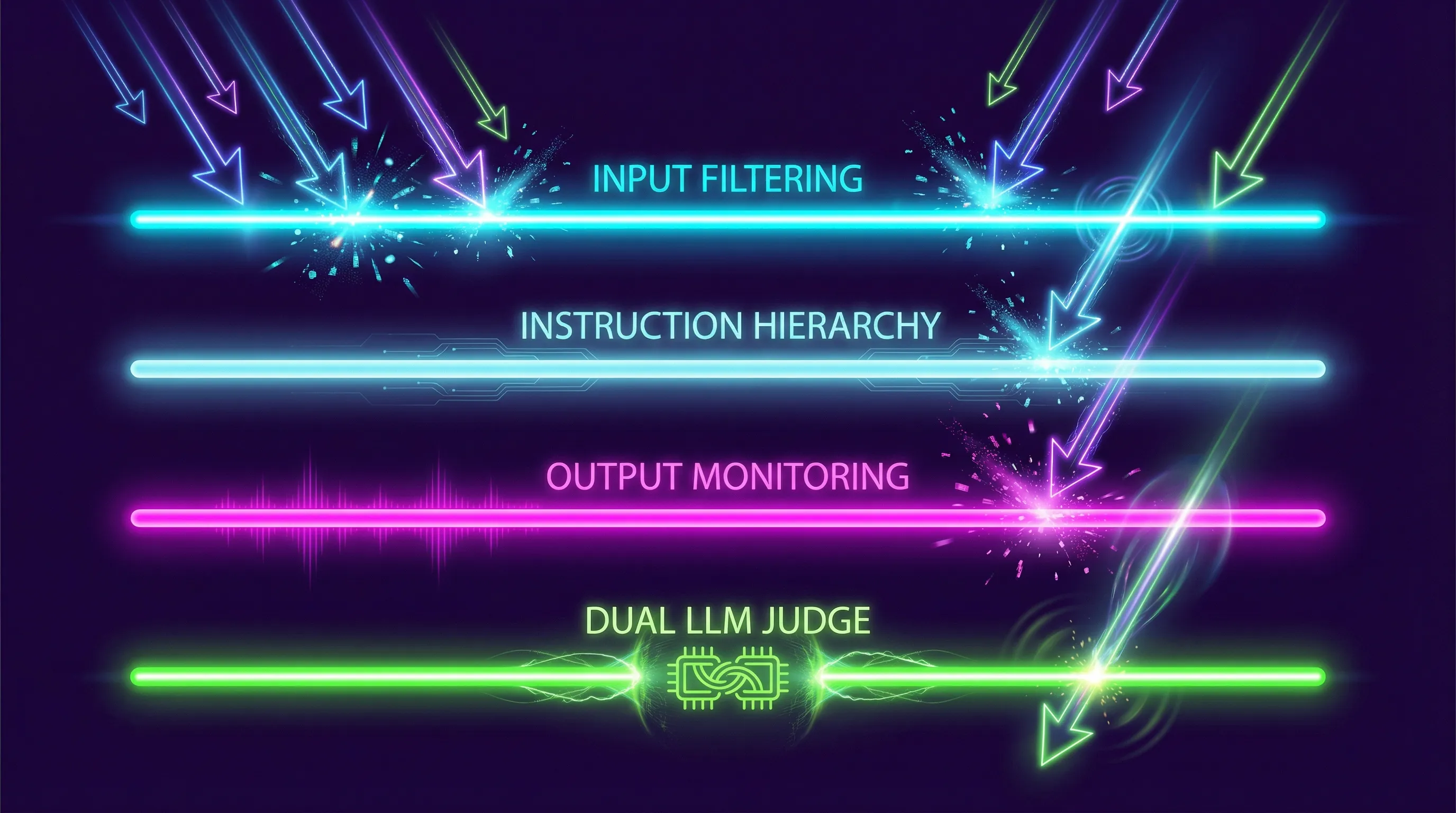 Prompt Injection Prevention - 4 layered defense system